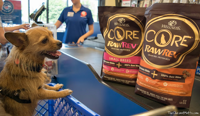 Jada at PetSmart taking part of their BOGO half off sale for wellness dog food