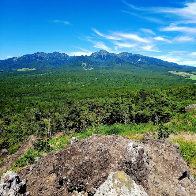 野辺山高原　平沢峠　獅子岩　八ヶ岳