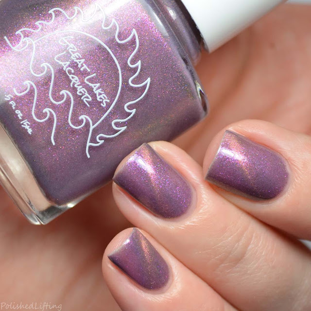 plum magnetic nail polish