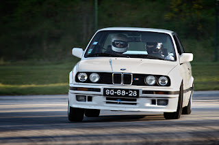 Bmw E30 on the road