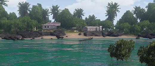 海の色をエメラルドグリーンにするArma 3 MOD