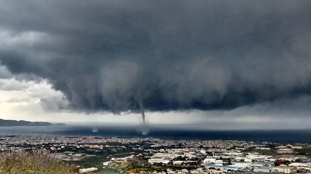 3 νεκροί από τις βροχοπτώσεις στη Μεσσηνία - Υδροστρόβιλος στο Κατάκολο - Προβλήματα στο οδικό δίκτυο της Πελοποννήσου 