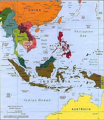 World Map Cambodia