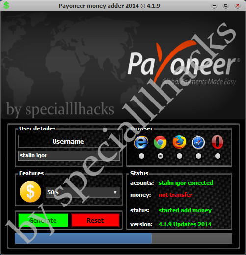 specialllhacks: Payoneer money Hack adder 2014 | No Survey ...