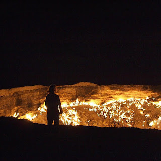 Door to hell Turkmenistan, mongol rally travel blog