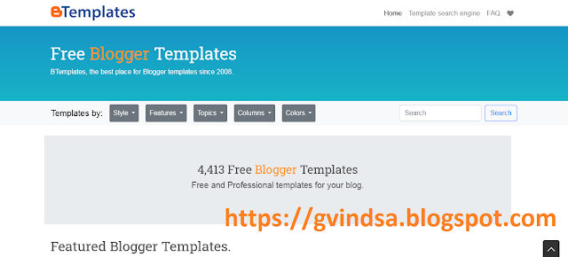 How To Change Blogspot Theme With A Theme On btemplates.com