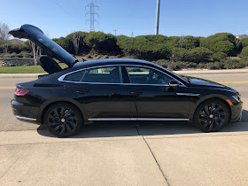 Side view hatch open on 2019 Volkswagen Arteon 2.0T SEL Premium R-Line w/4MOTION 