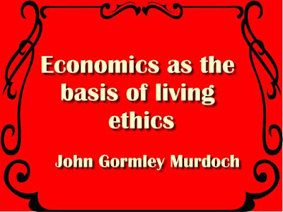 Economics as the basis of living ethics