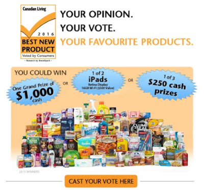 Canadian Living 2016 Best New Products Awards Giveaway