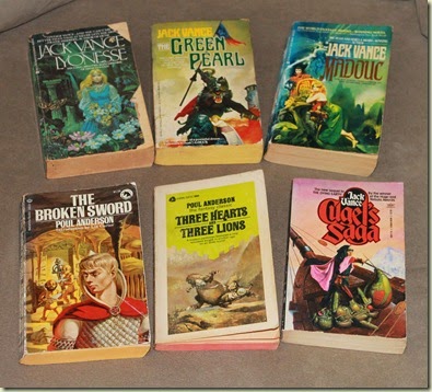 livros de Jack Vance & Poul Anderson