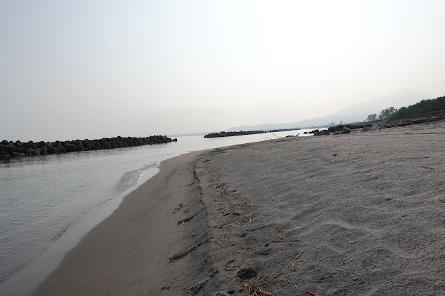 鳥取県の日吉津の海岸