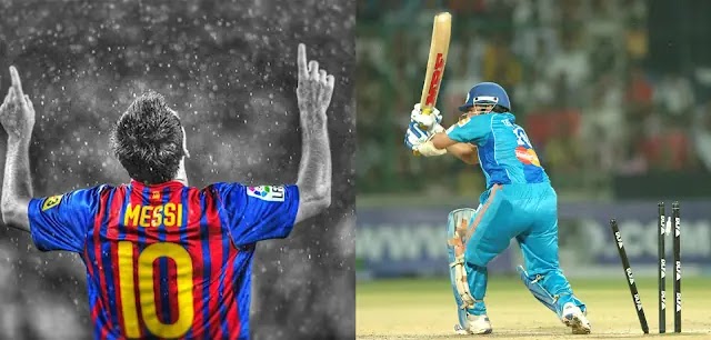 What is the difference between cricket and football ?