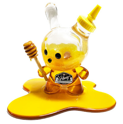 Honey Bear Used Edition Custom 8” Dunny Resin Figure by Sket One