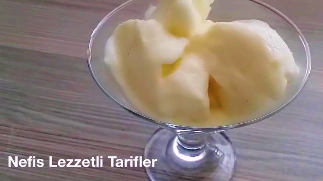 Limonlu Yoğurtlu Dondurma