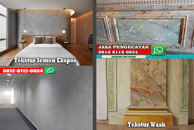 TUKANG CAT TEKSTUR WASH, SEMEN EKSPOS