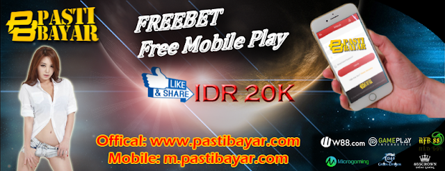 Freebet IDR 20.000 Khusus Untuk Player Baru