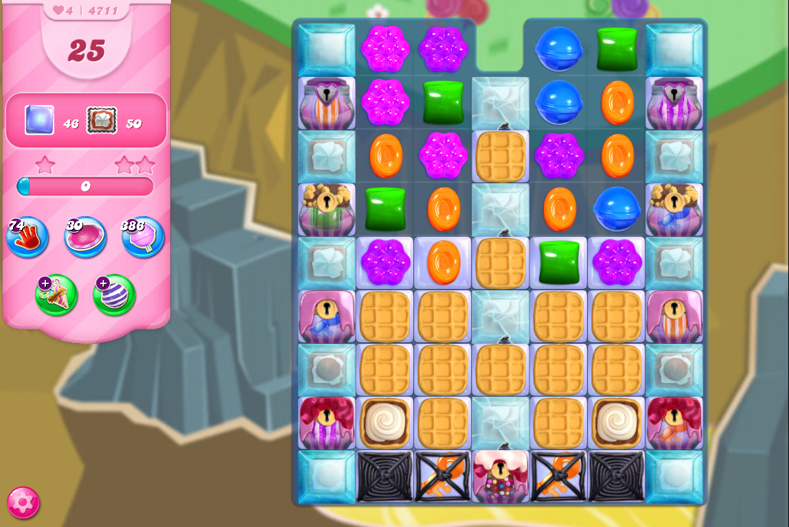 Candy Crush Saga level 4711