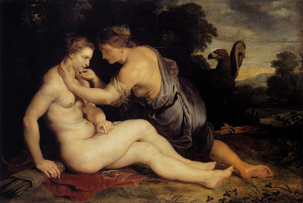 Jupiter and Callisto, Peter Paul Rubens, Classical mythology, Greek mythology, Roman mythology, mythological Art Paintings, Myths and Legends