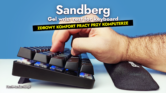 Sandberg Gel wrist rest for keyboard (520-25)