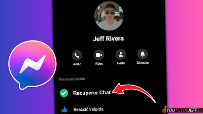 recuperar chats borrados messenger