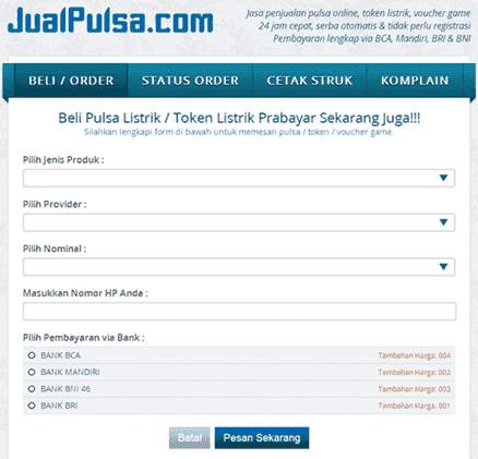 Jualpulsa.com Jual Pulsa Online Murah Terpercaya