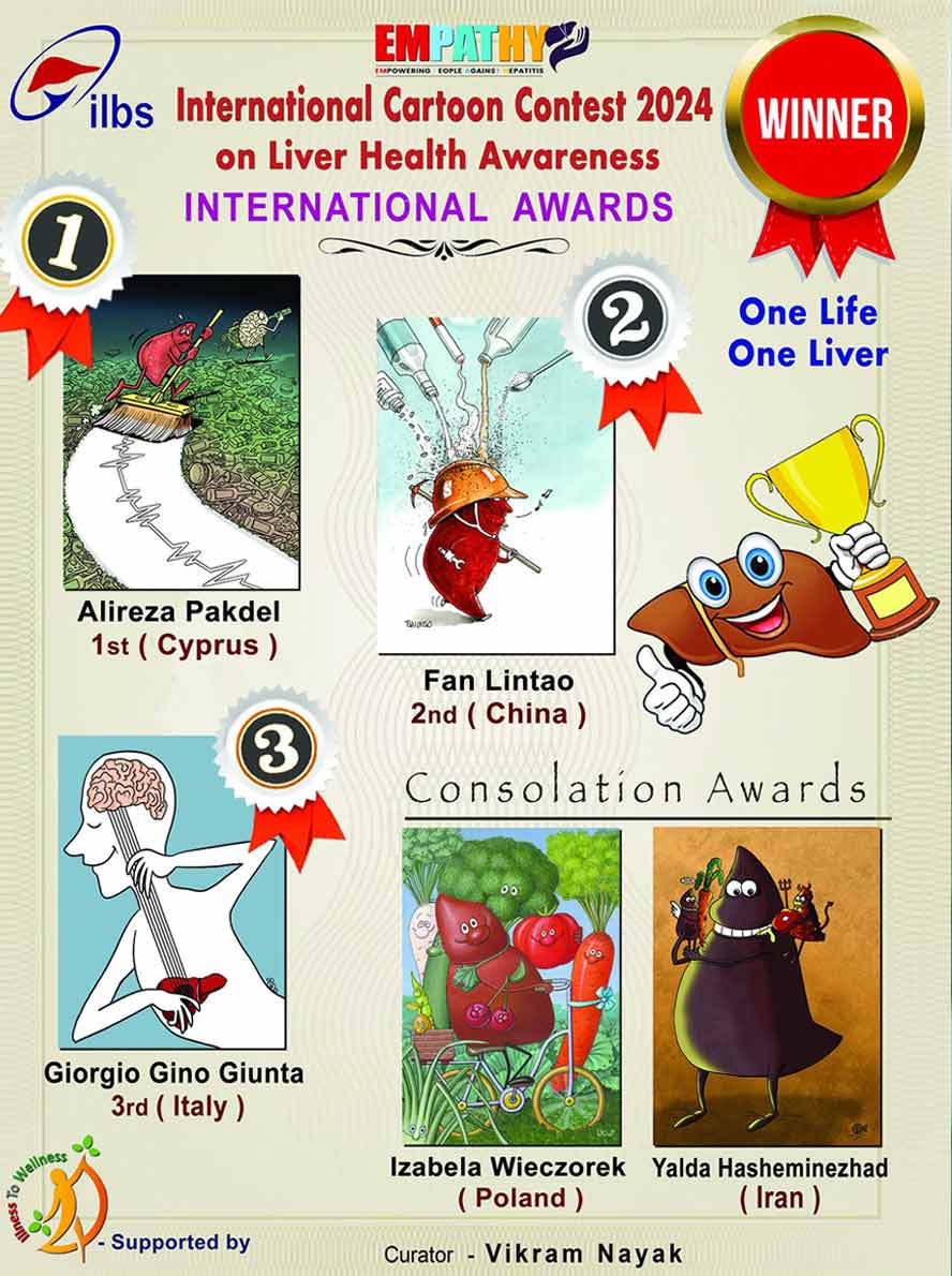 Result of the 2nd international cartoon contest, India