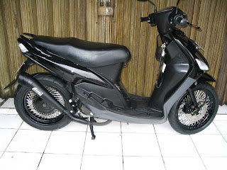  Modifikasi Motor Matic MIO SPORTY FULL BLACK