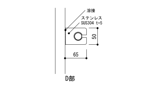 9-33-1　両開き戸　かんぬき取合いD