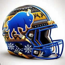 Buffalo Bulls Christmas Helmets