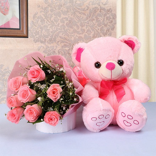 teddy bear pictures with roses