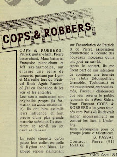 COPS AND ROBBERS PRESSE