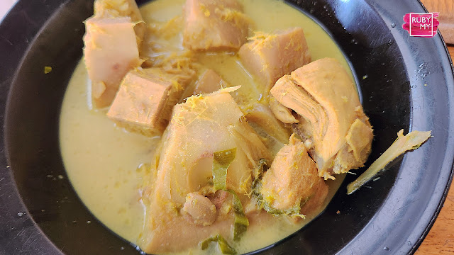 MASAKAN KAMPUNG SEDAP DI RESTORAN NASI AYAM HAINAN GULAI KAWAH, SELAMA, PERAK