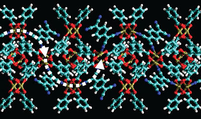 Electron-sharing TCNQ molecules