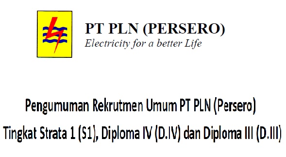 Hasil gambar untuk lowongan kerja pln