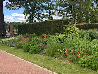 Flowers in the gardens.