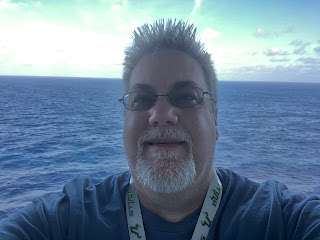 David Brodosi on a cruise ship