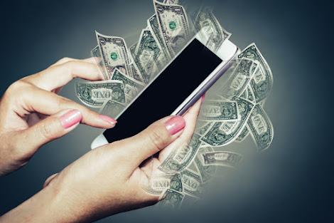 Affiliate marketing from a smartphone.