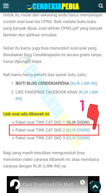 Cara Unduh Semua File di Blog Cendekiapedia x Langit Senjaku