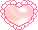 ruffly heart pixel art