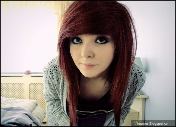 Emo-girl, adorable, brown-hair, cute |  width=