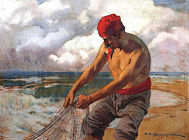 Felix Michal Wygrzywalski (1875 -1944) Nad ciepłym morzem (Au bord de la mer chaude) Musée de Cracovie