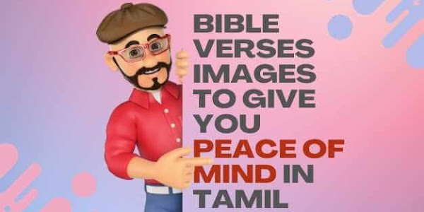  23 Best Bible verses images to give you peace of mind in Tamil - Free Download