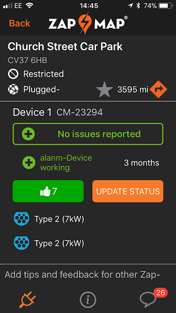 Zap Map Charge Point Accessibility