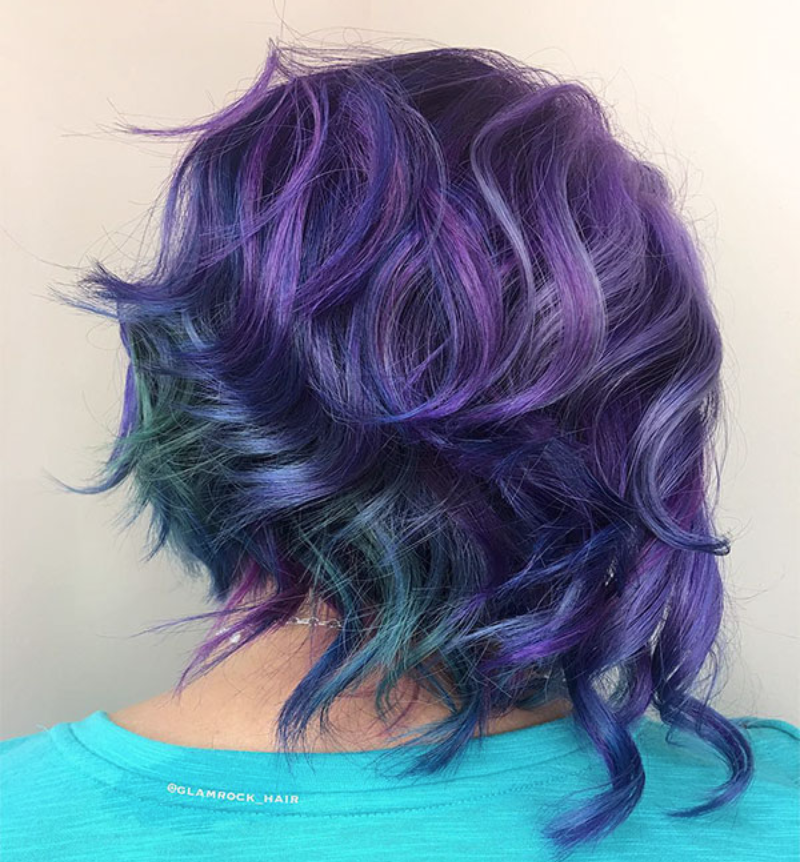 is purple a good color for hair?