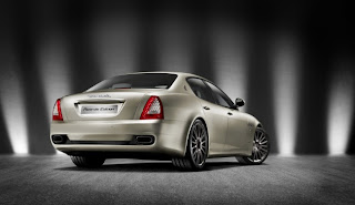 2011 Maserati Quattroporte Sport GT S Rear Angel View