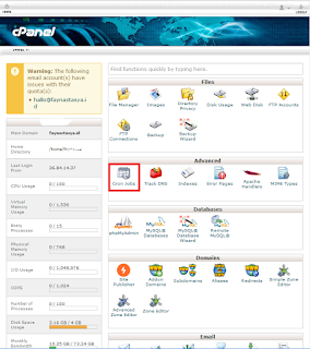 Mencadangkan database mySQL secara otomatis di cPanel