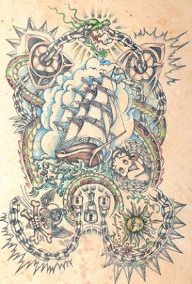 Ship tattoo