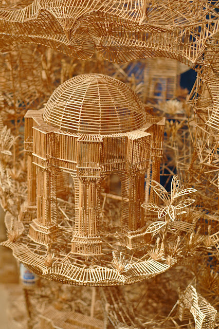 Kinetic sculpture of San Francisco made from 100,000 toothpicks Seen On www.coolpicturegallery.us