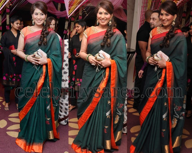 Shreedevi Green Designer Saree