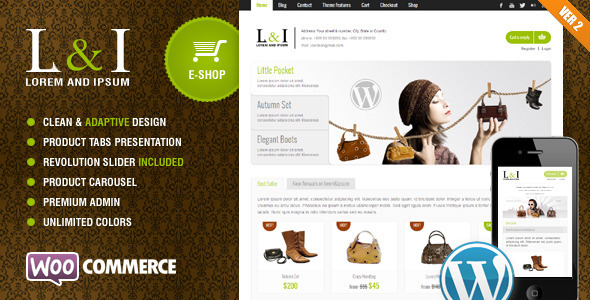 Lorem & Ipsum: Universal e-Commerce Theme - WooCommerce eCommerce